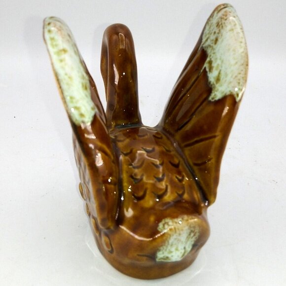 Van Briggle 5" Swan Glazed porcelain signed Figurine statue Colorado Springs USA - Picture 6 of 9